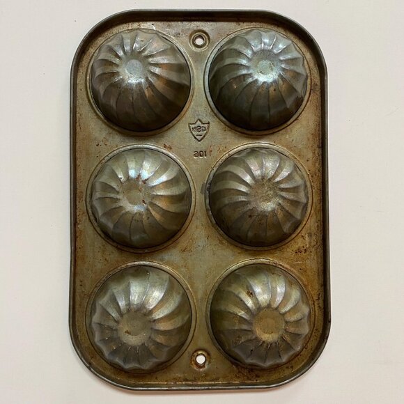 Vintage GSW Baking Tray Mold Tin for Cakes Cookies Kitchen Cookware Collectible - Picture 4 of 5